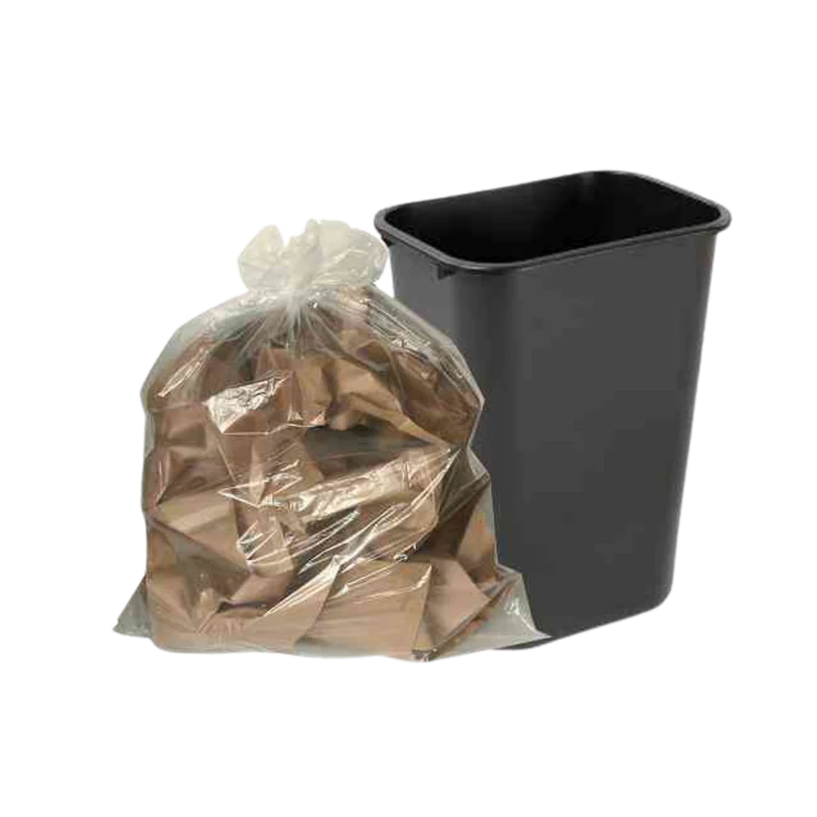 Clear Garbage Bags 30" x 38", Ex-Strong