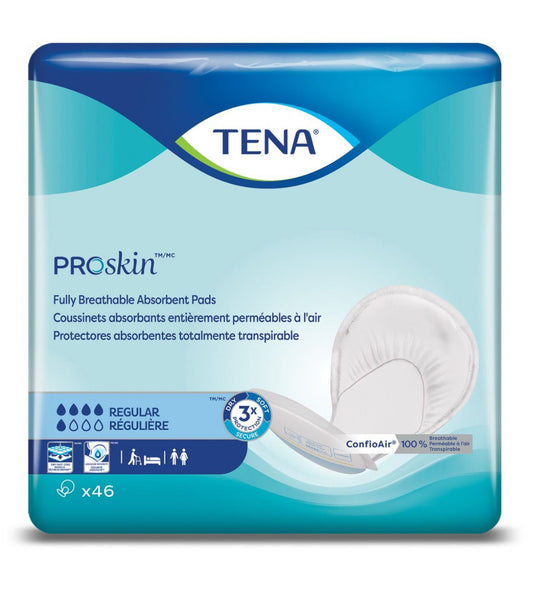 Tena ProSkin Day Regular Pads Moderate Blue Case/92