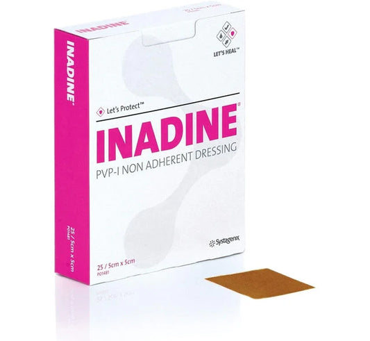 Inadine PVP-l Non-Adherent Dressing 9.5cm x 9.5cm